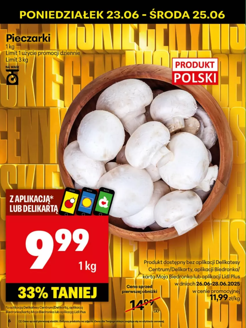 Gazetka promocyjna Delikatesy Centrum - Franczyza DC26 Poniedziałek - ważna 23.06 do 29.06.2025 - strona 6 - produkty: Dron, Gin, Rum