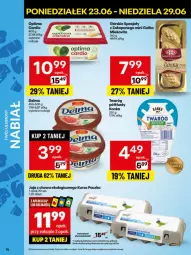 Gazetka promocyjna Delikatesy Centrum - Franczyza DC26 Poniedziałek - Gazetka - ważna od 29.06 do 29.06.2025 - strona 16 - produkty: Twaróg, Jaja, Mlekovita, Dron, Optima, Delma, Mleko