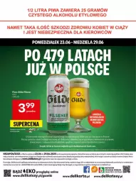 Gazetka promocyjna Delikatesy Centrum - Franczyza DC26 Poniedziałek - Gazetka - ważna od 29.06 do 29.06.2025 - strona 46 - produkty: Piwa, Piwo, Piec, Rum, JBL, Gin, Gra, Fa