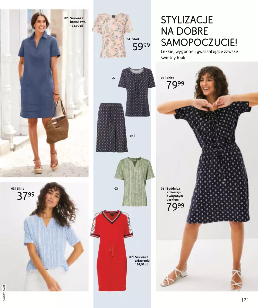 Gazetka promocyjna Bonprix - LETNI LOOK - ważna 17.07.2023 do 17.01.2024 - strona 23 - produkty: Kosz, Mop, Spódnica, Sukienka