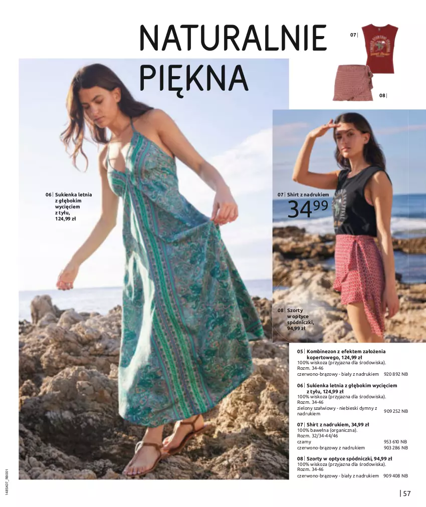 Gazetka promocyjna Bonprix - LETNI LOOK - ważna 17.07.2023 do 17.01.2024 - strona 59 - produkty: Kombinezon, Sukienka, Szorty, Wełna