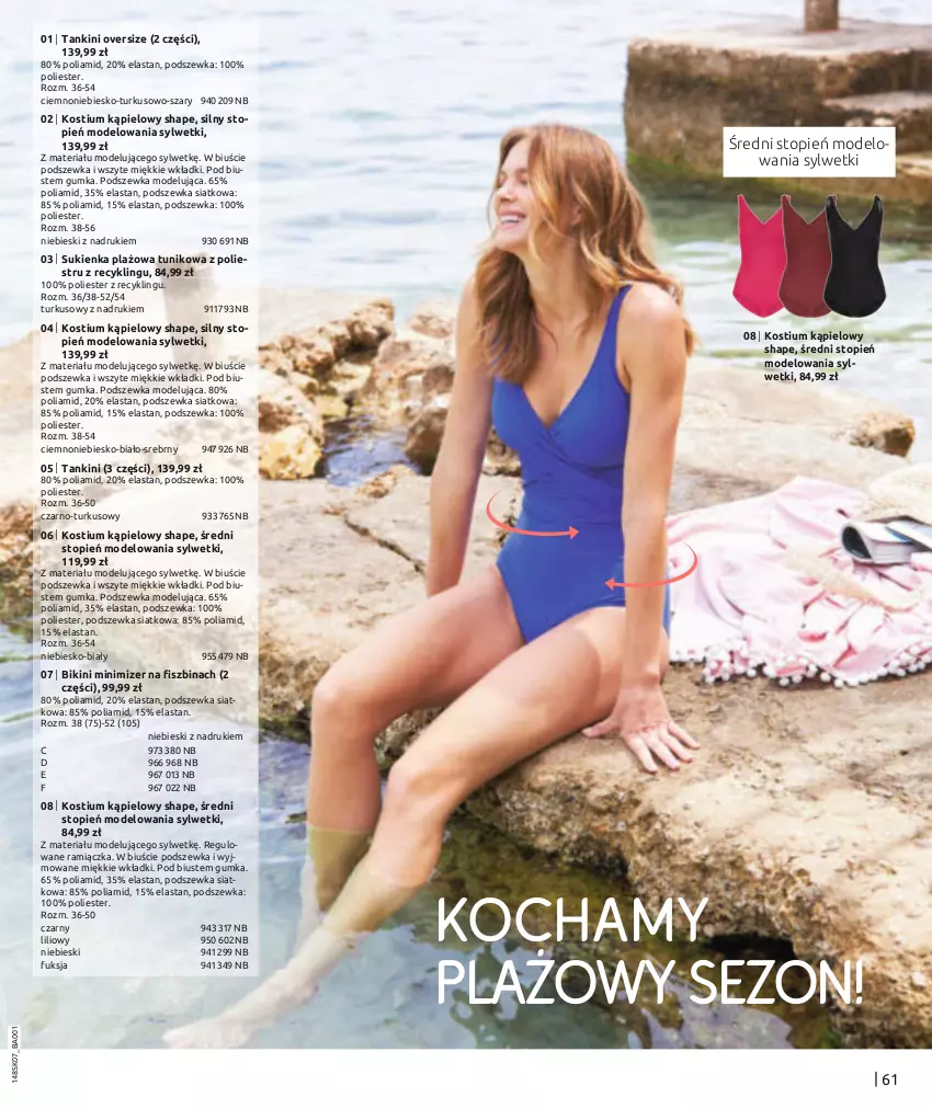 Gazetka promocyjna Bonprix - LETNI LOOK - ważna 17.07.2023 do 17.01.2024 - strona 63 - produkty: Bikini, Koc, Kostium, Sukienka, Top, Wkładki