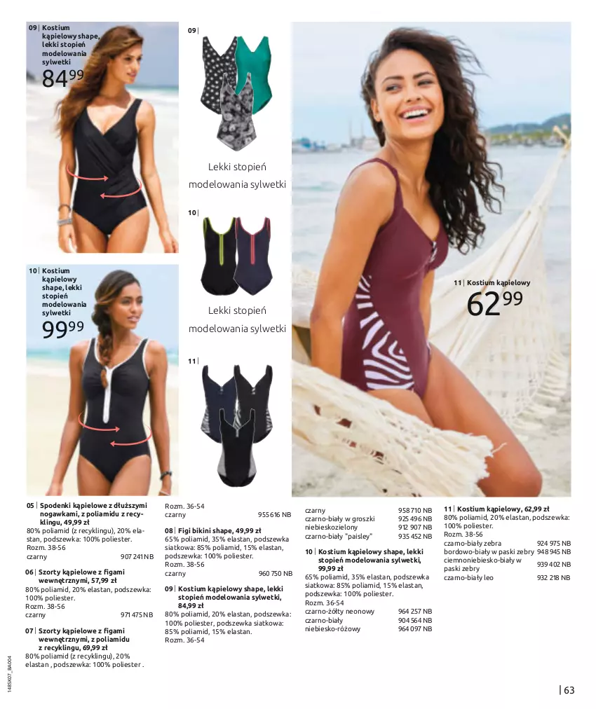 Gazetka promocyjna Bonprix - LETNI LOOK - ważna 17.07.2023 do 17.01.2024 - strona 65 - produkty: Bikini, Figi, Kostium, Szorty, Top