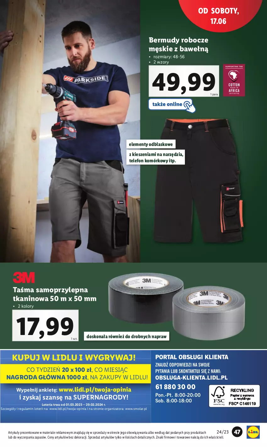 Gazetka promocyjna Lidl - GAZETKA - ważna 05.06 do 24.06.2023 - strona 53 - produkty: Bermudy, Gry, Mola, Mop, Telefon