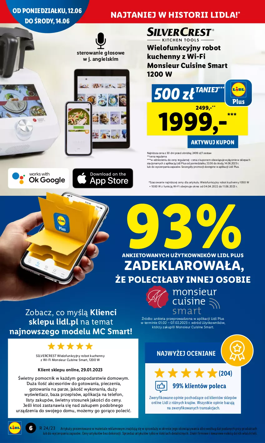 Gazetka promocyjna Lidl - GAZETKA - ważna 05.06 do 24.06.2023 - strona 6 - produkty: Piec, Robot, Silvercrest, Telefon, Tran