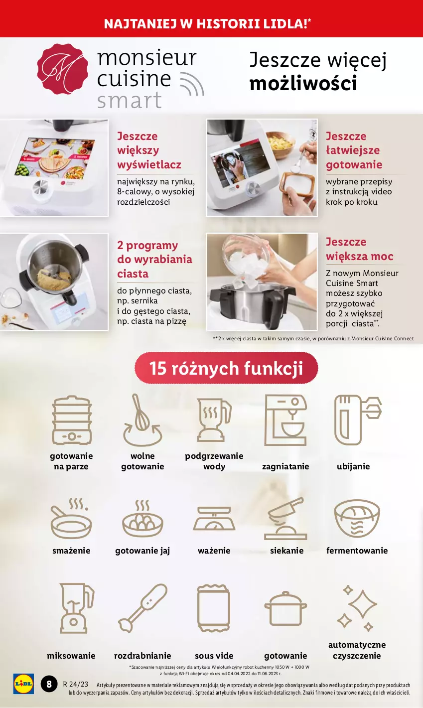 Gazetka promocyjna Lidl - GAZETKA - ważna 05.06 do 24.06.2023 - strona 8 - produkty: Gra, Por, Robot, Ser, Sok