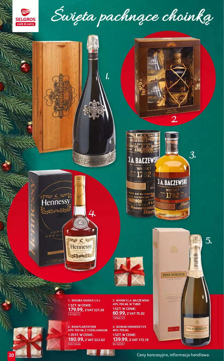 Gazetka promocyjna Selgros - Katalog Prezenty - ważna 01.12 do 14.12.2022 - strona 20 - produkty: Plantation, Rum, Szklanka, Whisky