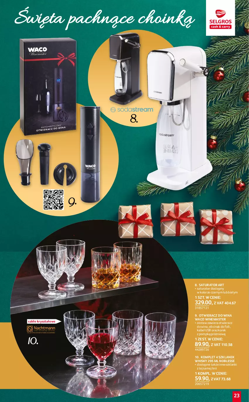 Gazetka promocyjna Selgros - Katalog Prezenty - ważna 01.12 do 14.12.2022 - strona 23 - produkty: Kabel USB, Lanki, Otwieracz, Whisky