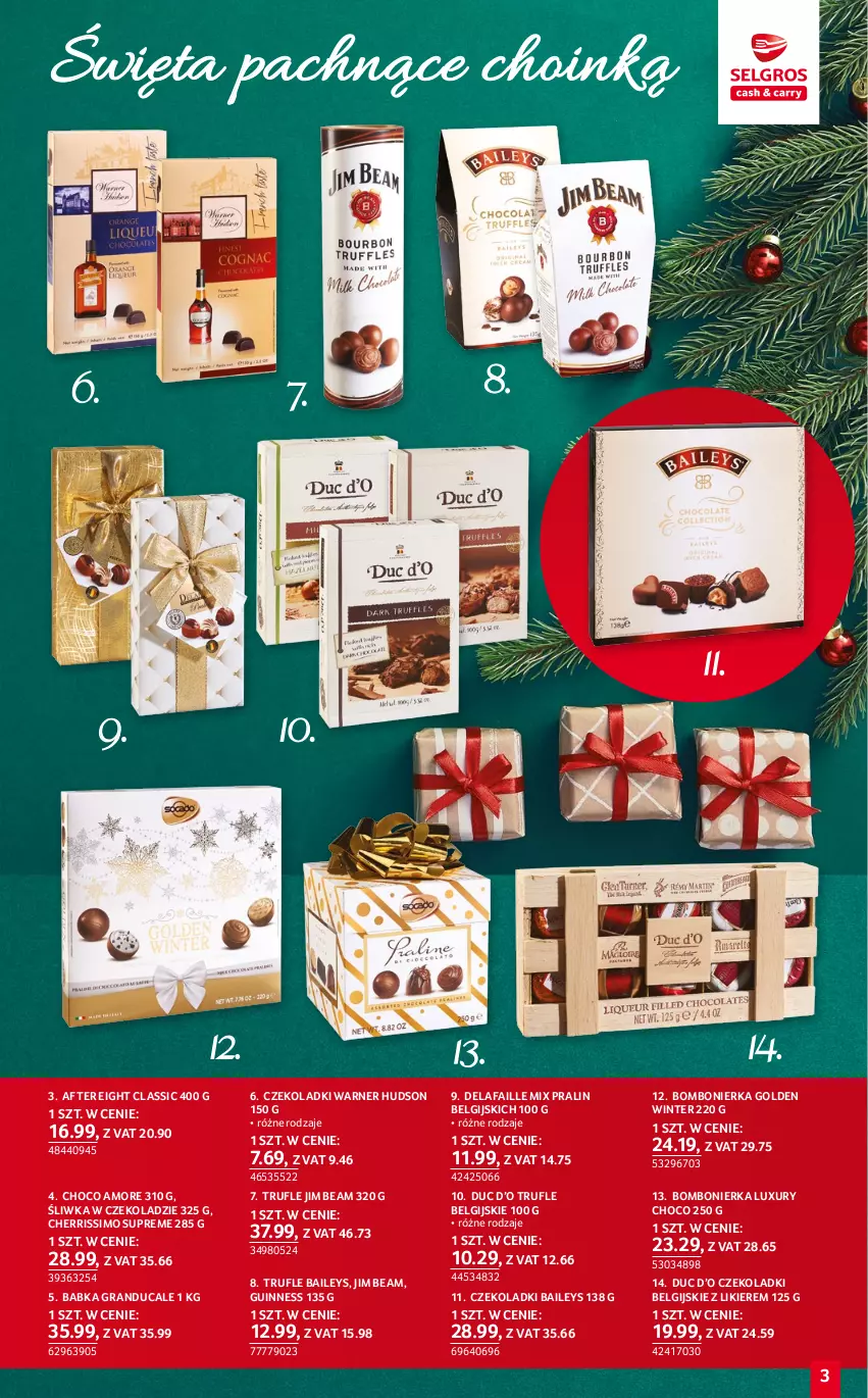 Gazetka promocyjna Selgros - Katalog Prezenty - ważna 01.12 do 14.12.2022 - strona 3 - produkty: Babka, Fa, Gra, Jim Beam, LG, Likier