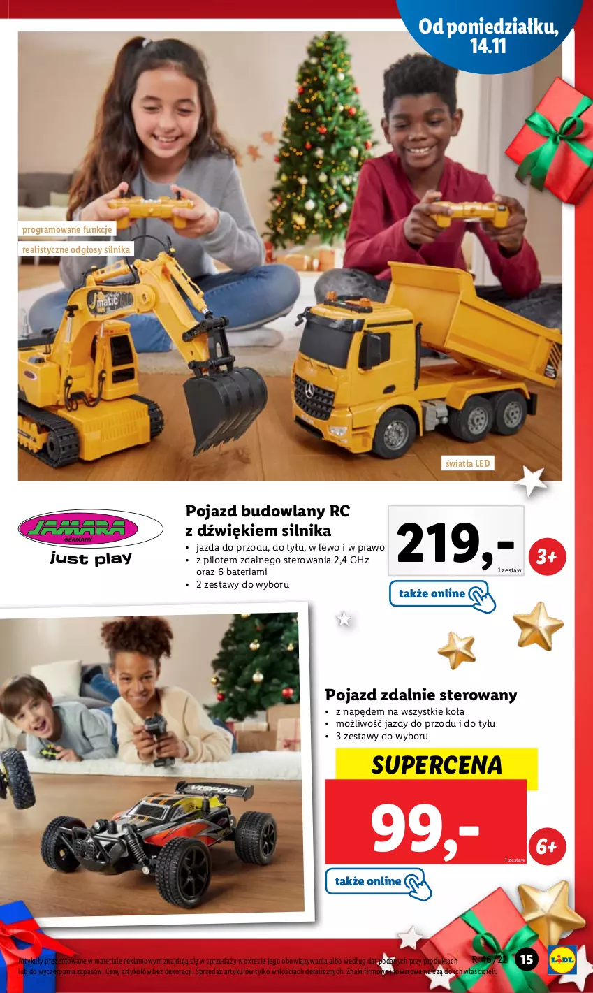 Gazetka promocyjna Lidl - GAZETKA - ważna 14.11 do 19.11.2022 - strona 15 - produkty: Bateria, Gra, Pojazd