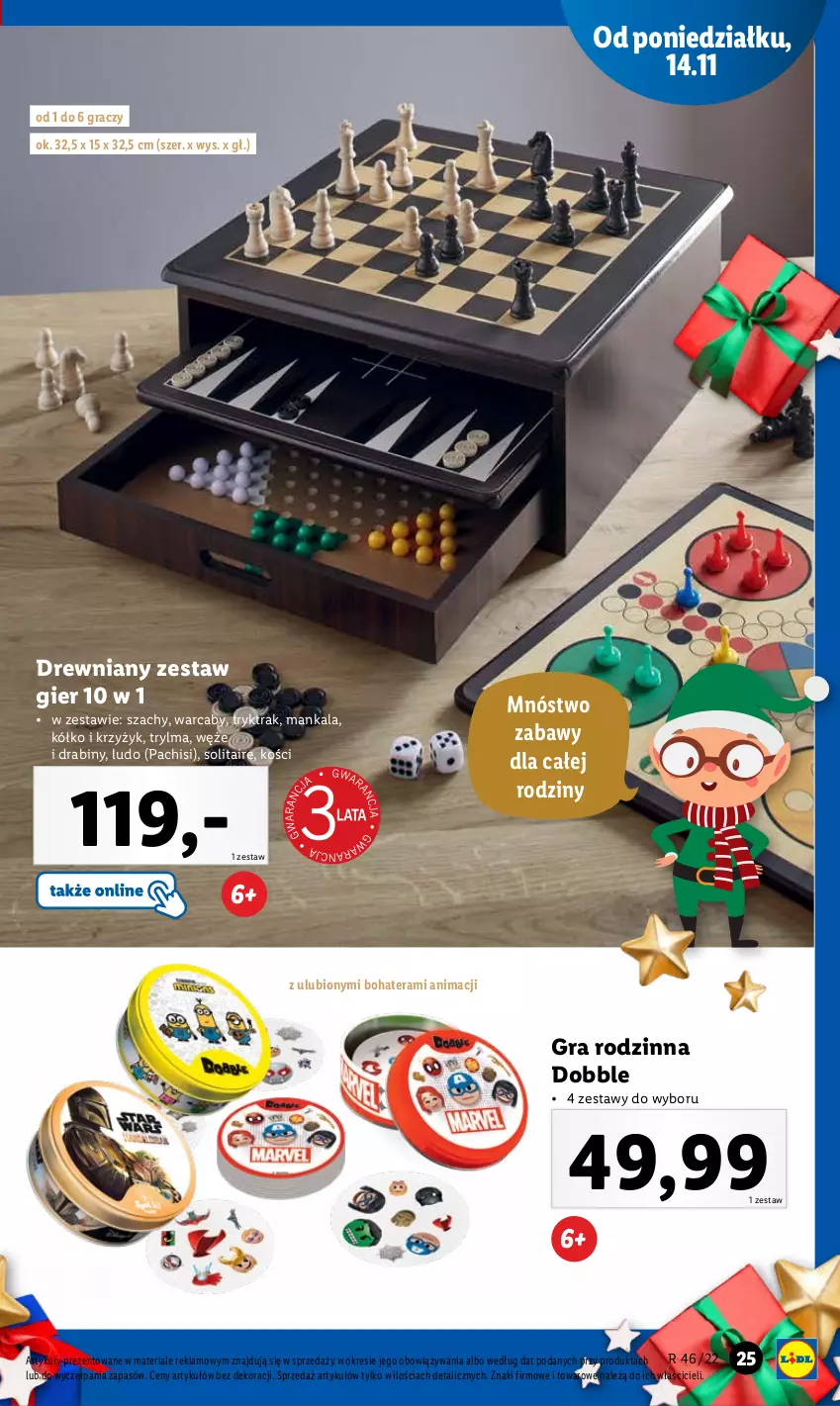 Gazetka promocyjna Lidl - GAZETKA - ważna 14.11 do 19.11.2022 - strona 25 - produkty: Gra, Szachy, Tera