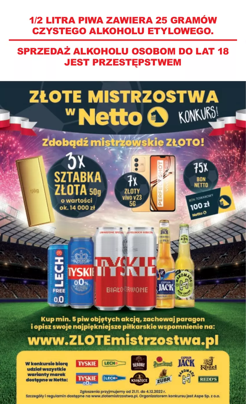 Gazetka promocyjna Netto - Oferta na Mundial - ważna 21.11 do 03.12.2022 - strona 20 - produkty: Gra, Piwa