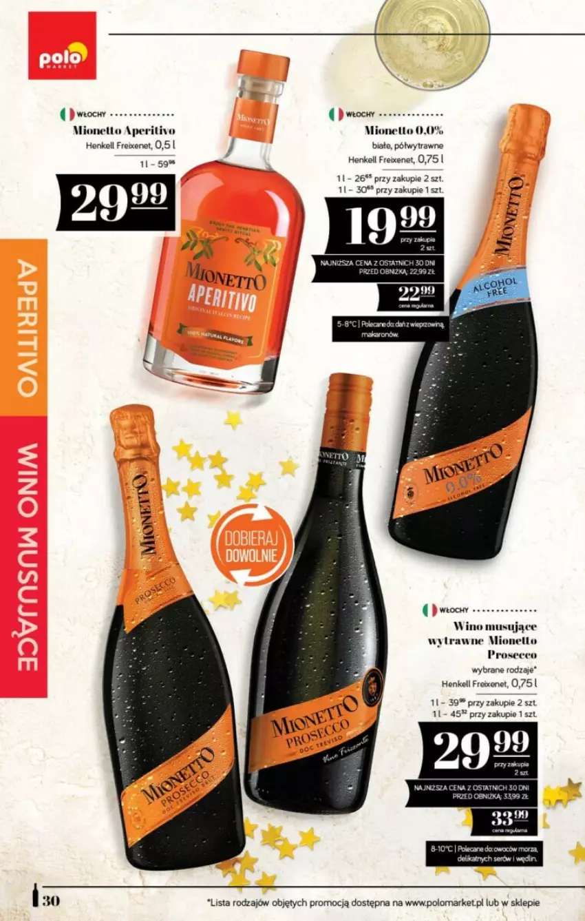 Gazetka promocyjna PoloMarket - ważna 15.12 do 31.12.2023 - strona 24 - produkty: Mionetto, Mus, Prosecco, Wino, Wino musujące