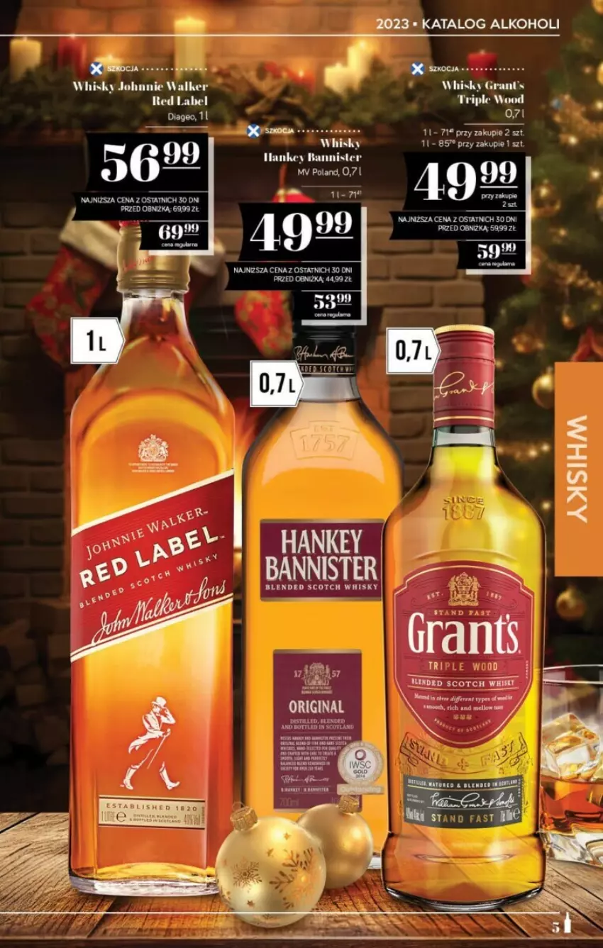 Gazetka promocyjna PoloMarket - ważna 15.12 do 31.12.2023 - strona 28 - produkty: Gra, Johnnie Walker, Whisky