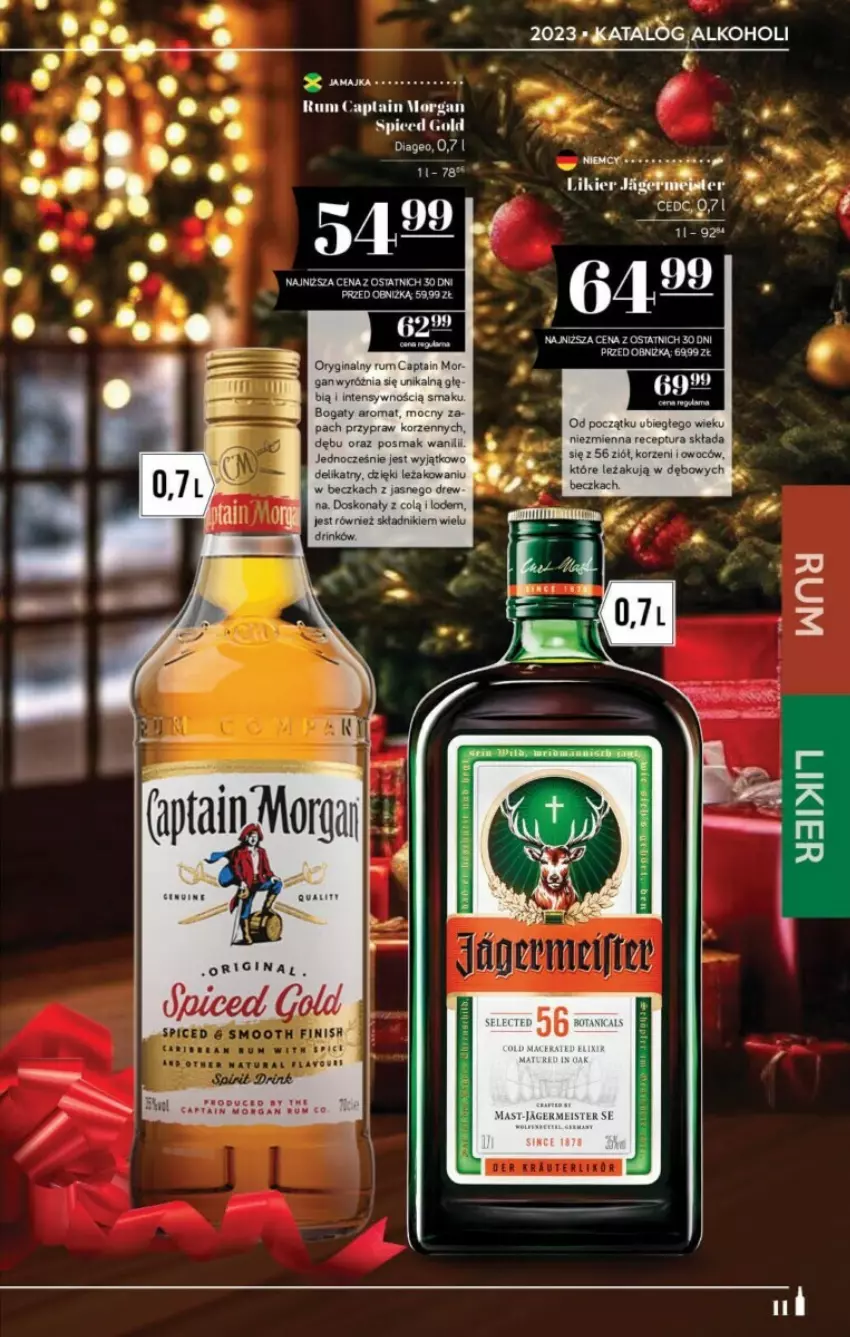 Gazetka promocyjna PoloMarket - ważna 15.12 do 31.12.2023 - strona 3 - produkty: Captain Morgan, Gin, Rum