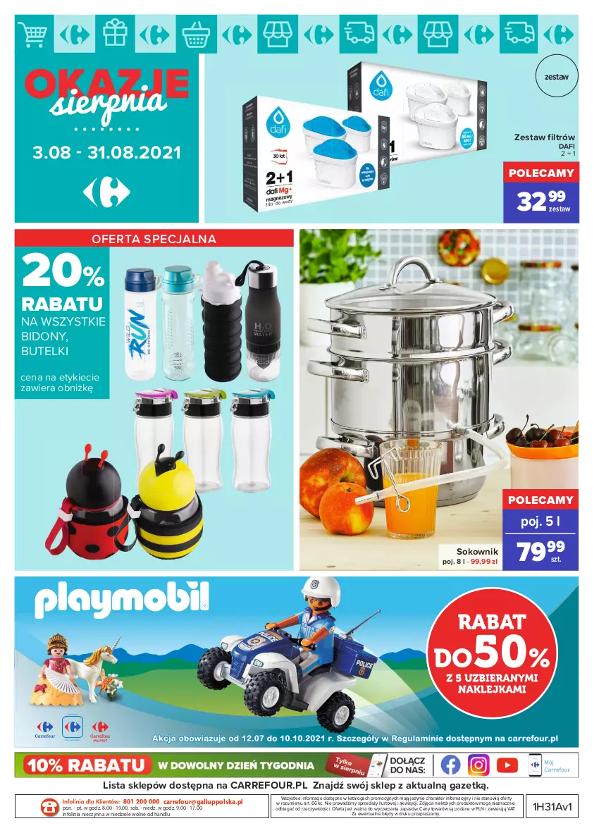 Gazetka promocyjna Carrefour - Gazetka Okazje sierpnia - ważna 02.08 do 31.08.2021 - strona 22 - produkty: Sok