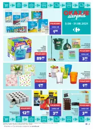 Gazetka promocyjna Carrefour - Gazetka Okazje sierpnia - Gazetka - ważna od 31.08 do 31.08.2021 - strona 21 - produkty: UHU, Top, Ser, Mop, Podgrzewacze, Klej, Serwetki, Szklanka