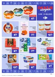 Gazetka promocyjna Carrefour - Gazetka Okazje sierpnia - Gazetka - ważna od 31.08 do 31.08.2021 - strona 3 - produkty: Sos, Ser, Filet z morszczuka, Ryba, Suempol, SEKO, Kosz, Mascarpone, Sałat, Serek, NaTurek, Galbani, Koreczki śledziowe, Koreczki kaszubskie, Ser pleśniowy, Dorsz, Surimi