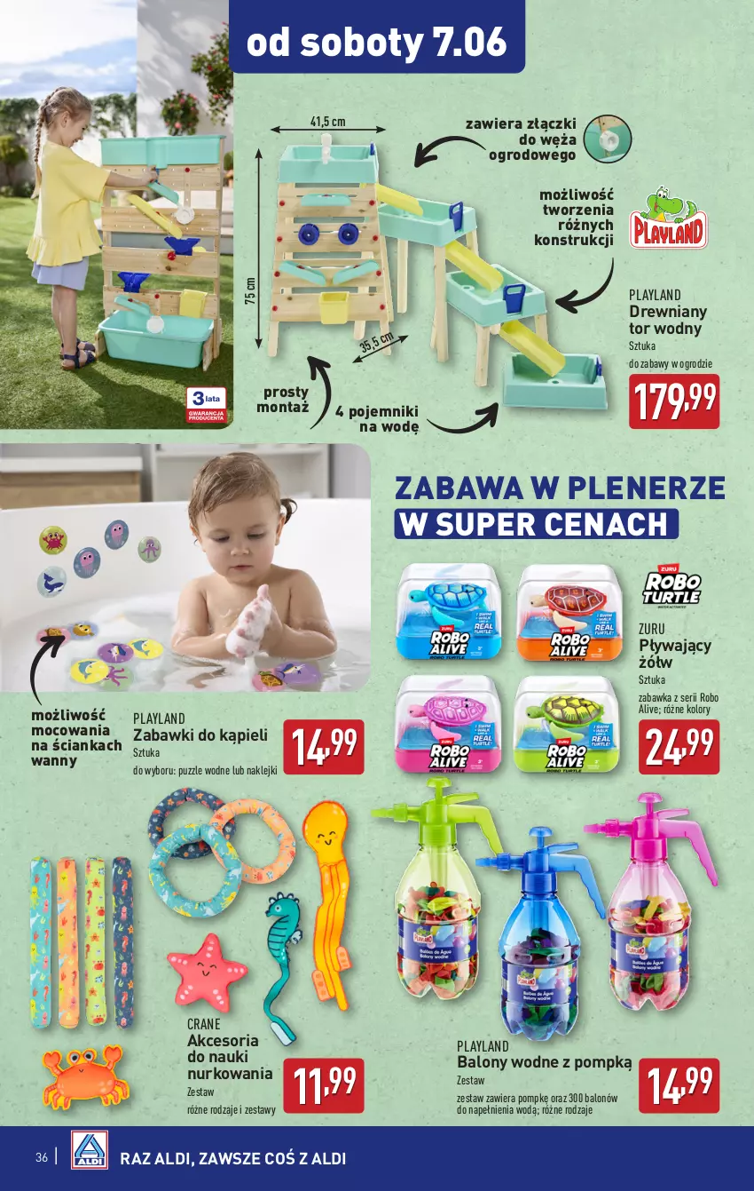 Gazetka promocyjna Aldi - Pełna oferta - ważna 02.06 do 07.06.2025 - strona 36 - produkty: Balony, Klej, Pojemnik, Puzzle, Ser, Zabawka