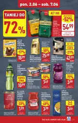Gazetka promocyjna Aldi - Pełna oferta - Gazetka - ważna od 07.06 do 07.06.2025 - strona 13 - produkty: Lubella, All Seasons, Koncentrat pomidorowy, Makaron, Krakus, Gra, Kawa ziarnista, Szynka premium, Bell, Kawa mielona, Kawa, Szynka, Spaghetti, Olej rzepakowy, Mocca Fix Gold, Bella, Pudliszki, Jacobs, Woseba, Kakao, Napój, Olej, Pomidory