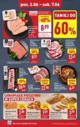 Gazetka promocyjna Aldi - Pełna oferta - Gazetka - ważna od 07.06 do 07.06.2025 - strona 6 - produkty: Piec, Kurczak, Hot dog, Hot dog snack, Chleb typu włoskiego, Karkówka wieprzowa, Mięsne specjały, Kotlet, Pieczywo, Mięso z indyka, Bułka brioszka, Chleb, Olewnik, Bułka, Mięso