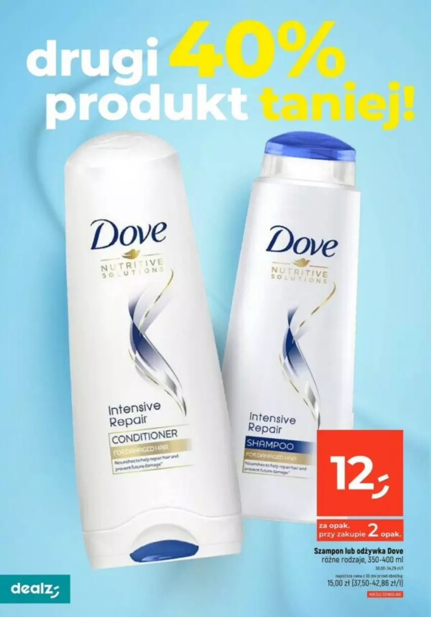 Gazetka promocyjna Dealz - ważna 26.10 do 01.11.2023 - strona 19 - produkty: Dove, Odżywka, Szampon