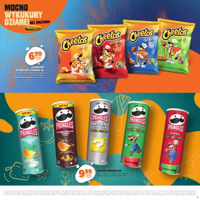 Gazetka promocyjna Stokrotka - Katalog Kulinarny - ważna 12.06 do 25.06.2025 - strona 15 - produkty: Cheetos, Chipsy, Chrupki, Mięso, Owoce, Pringles, Warzywa