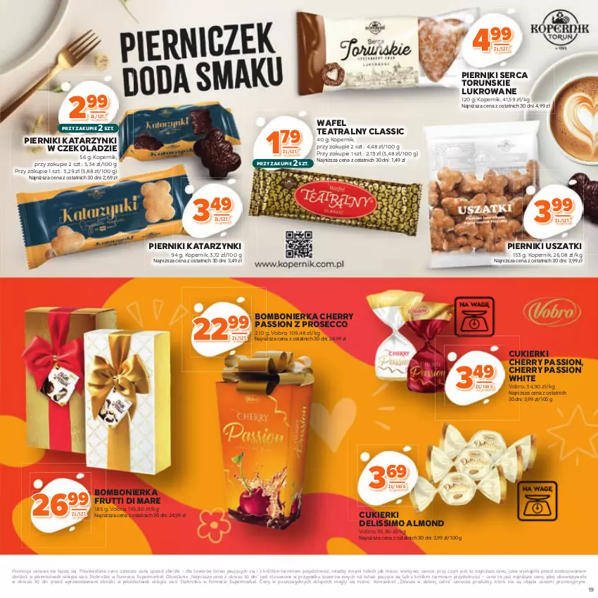 Gazetka promocyjna Stokrotka - Katalog Kulinarny - ważna 12.06 do 25.06.2025 - strona 19 - produkty: Cukier, Cukierki, Deliss, Mięso, Owoce, Piernik, Prosecco, Ser, Warzywa