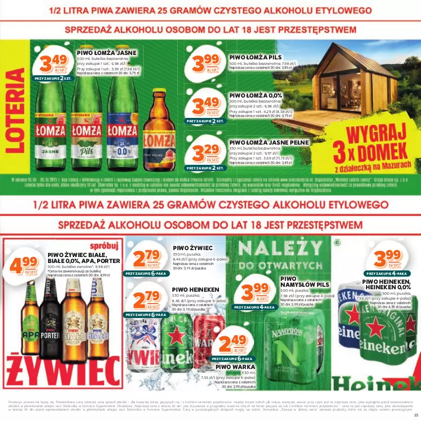 Gazetka promocyjna Stokrotka - Katalog Kulinarny - ważna 12.06 do 25.06.2025 - strona 25 - produkty: Heineken, Mięso, Namysłów, Owoce, Piwo, Por, Warka, Warzywa