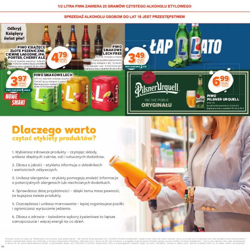 Gazetka promocyjna Stokrotka - Katalog Kulinarny - ważna 12.06 do 25.06.2025 - strona 26 - produkty: Arbuz, Gra, Książęce, Limonka, Mięso, Mięta, Mop, Owoce, Pilsner Urquell, Piwo, Por, Warzywa, Zdrowie