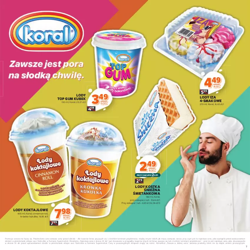Gazetka promocyjna Stokrotka - Katalog Kulinarny - ważna 12.06 do 25.06.2025 - strona 7 - produkty: Kubek, Lody, Mięso, Owoce, Top, Warzywa