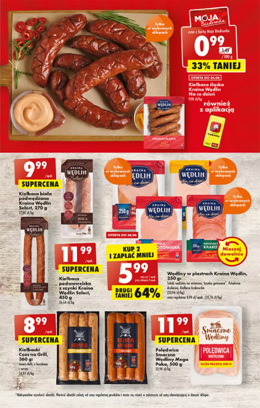 Gazetka promocyjna Biedronka - ważna 23.06 do 29.06.2022 - strona 23 - produkty: Grill, Kiełbasa, LG, Polędwica