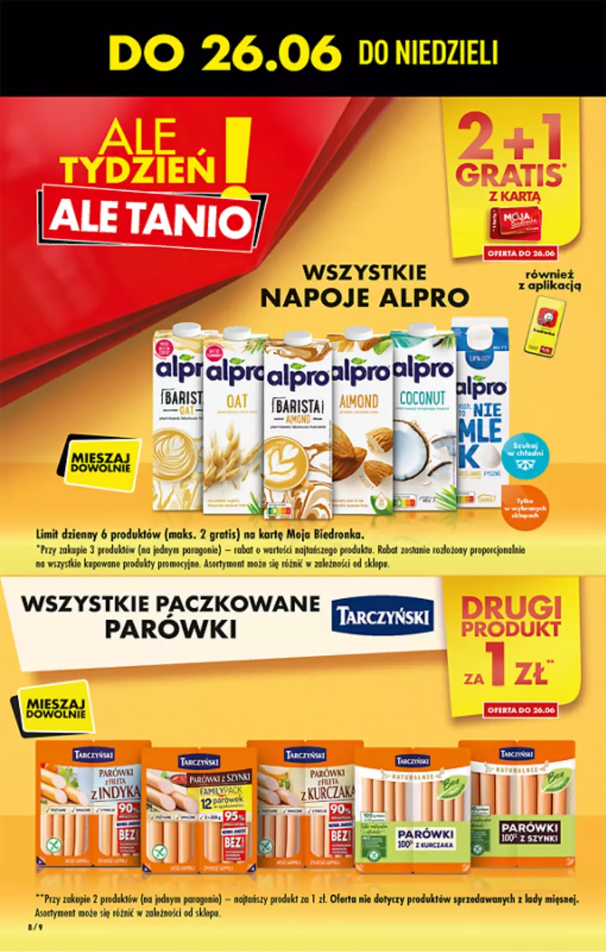 Gazetka promocyjna Biedronka - ważna 23.06 do 29.06.2022 - strona 8 - produkty: Alpro, Dron, Napoje