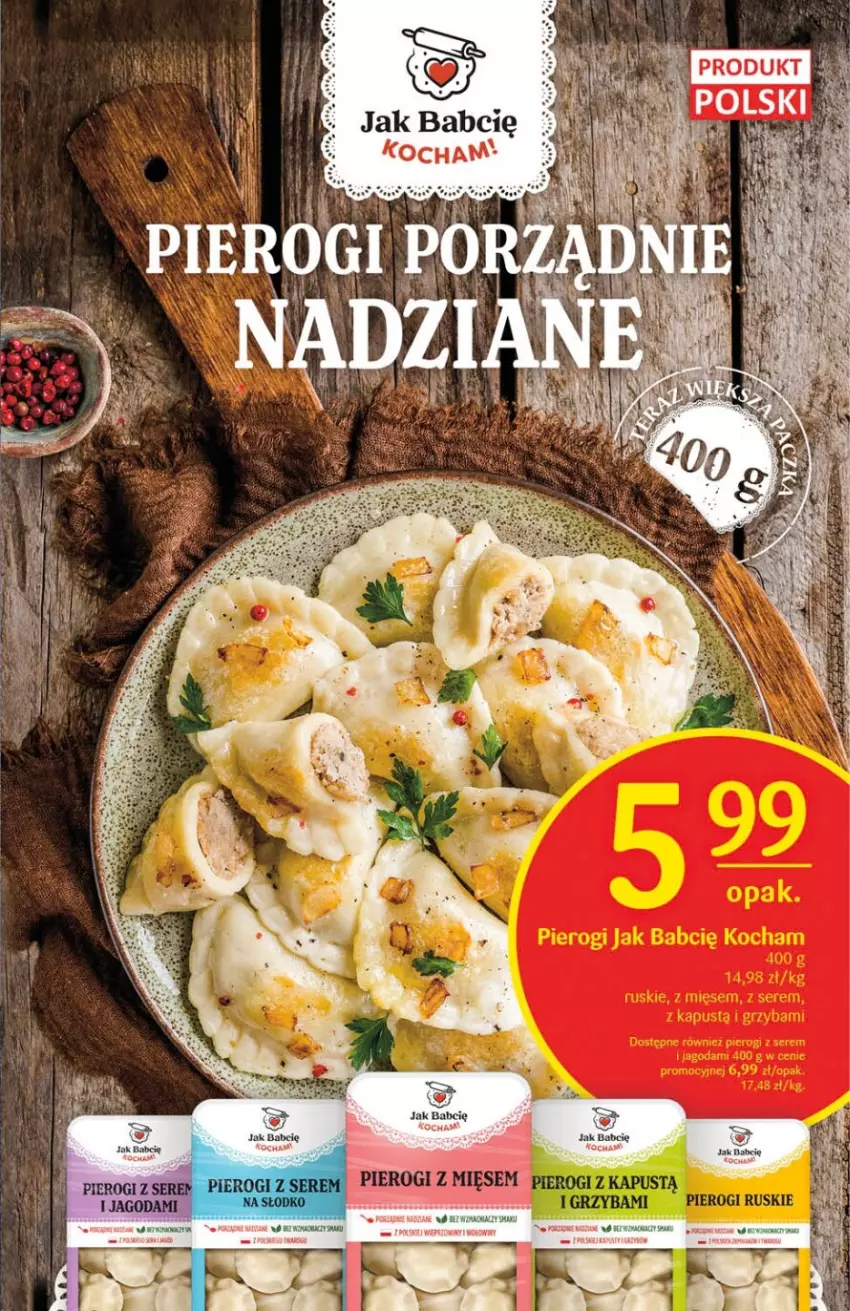 Gazetka promocyjna Delikatesy Centrum - Gazetka DC43 - ważna 03.11 do 09.11.2022 - strona 19 - produkty: Koc, Pierogi, Ser, Serek