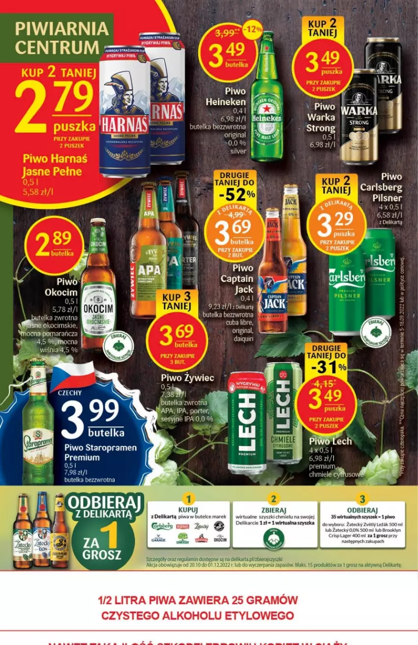 Gazetka promocyjna Delikatesy Centrum - Gazetka DC43 - ważna 03.11 do 09.11.2022 - strona 26 - produkty: Gin, Gra, Gry, Koc, Okocim, Piwa, Piwo