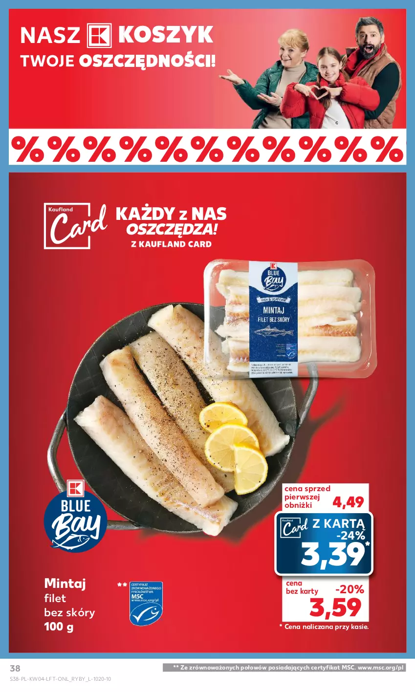 Gazetka promocyjna Kaufland - Gazetka tygodnia - ważna 25.01 do 31.01.2024 - strona 38 - produkty: Kosz, Mintaj