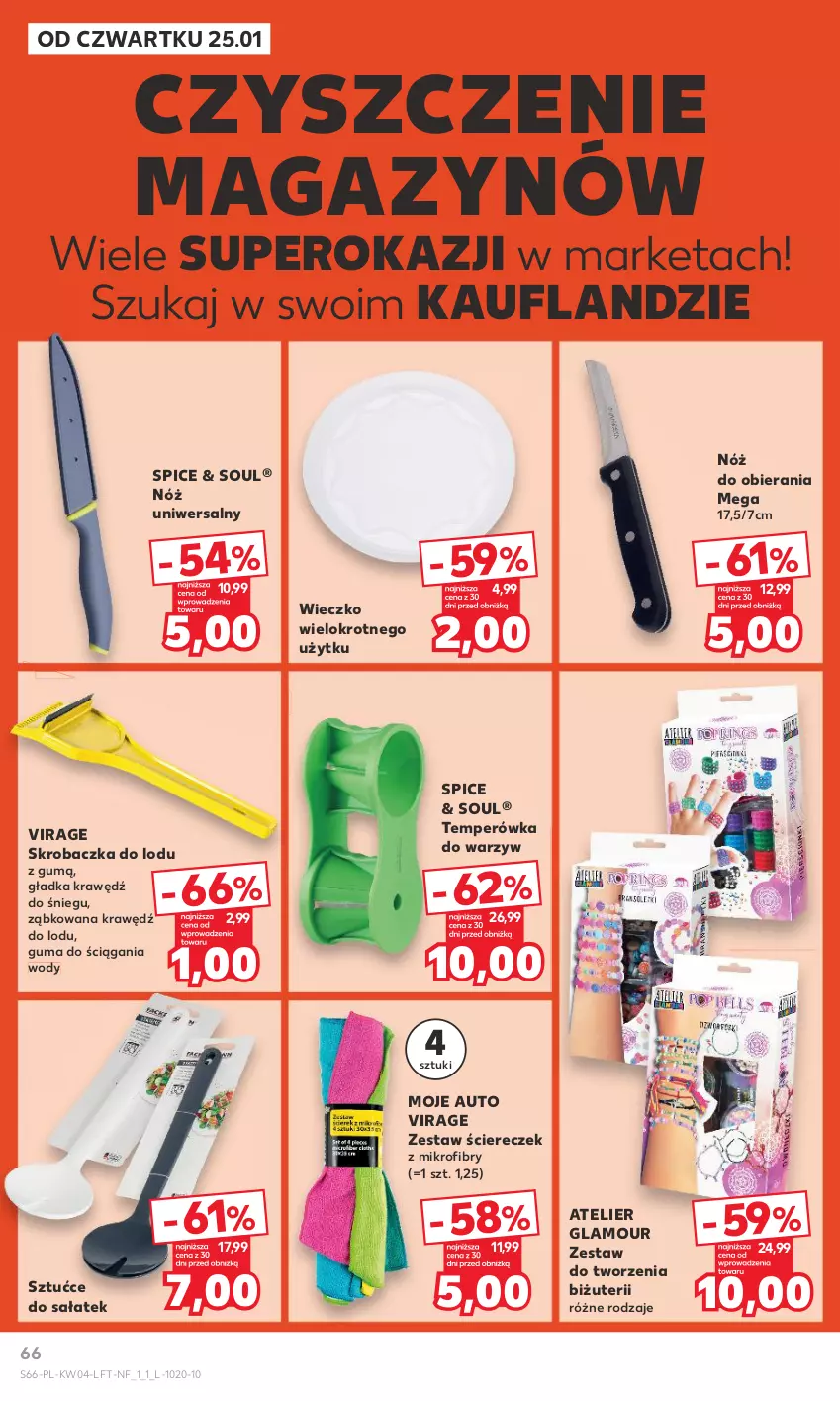 Gazetka promocyjna Kaufland - Gazetka tygodnia - ważna 25.01 do 31.01.2024 - strona 66 - produkty: Moje Auto, Nóż uniwersalny, Sałat, Skrobaczka