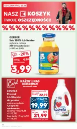 Gazetka promocyjna Kaufland - Gazetka tygodnia - Gazetka - ważna od 31.01 do 31.01.2024 - strona 60 - produkty: Sok, Gerber, Lovela, Mleczko do prania, Kosz, Mleczko, Nektar