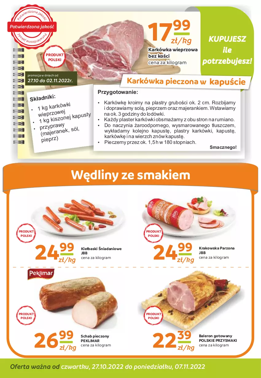 Gazetka promocyjna Gama - Gazetka Gama - ważna 07.11.2022 do 27.10.2023 - strona 2 - produkty: Danio, Gra, Karkówka wieprzowa, Olej, Piec, Pieprz, Por, Przysmaki, Rum, Schab pieczony, Sól, Top