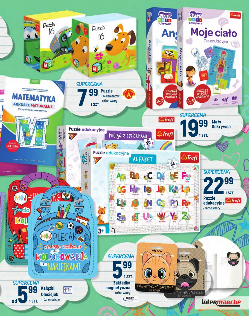 Gazetka promocyjna Intermarche - Wszystko do szkoły - ważna 17.08 do 06.09.2021 - strona 15 - produkty: Gra, Puzzle