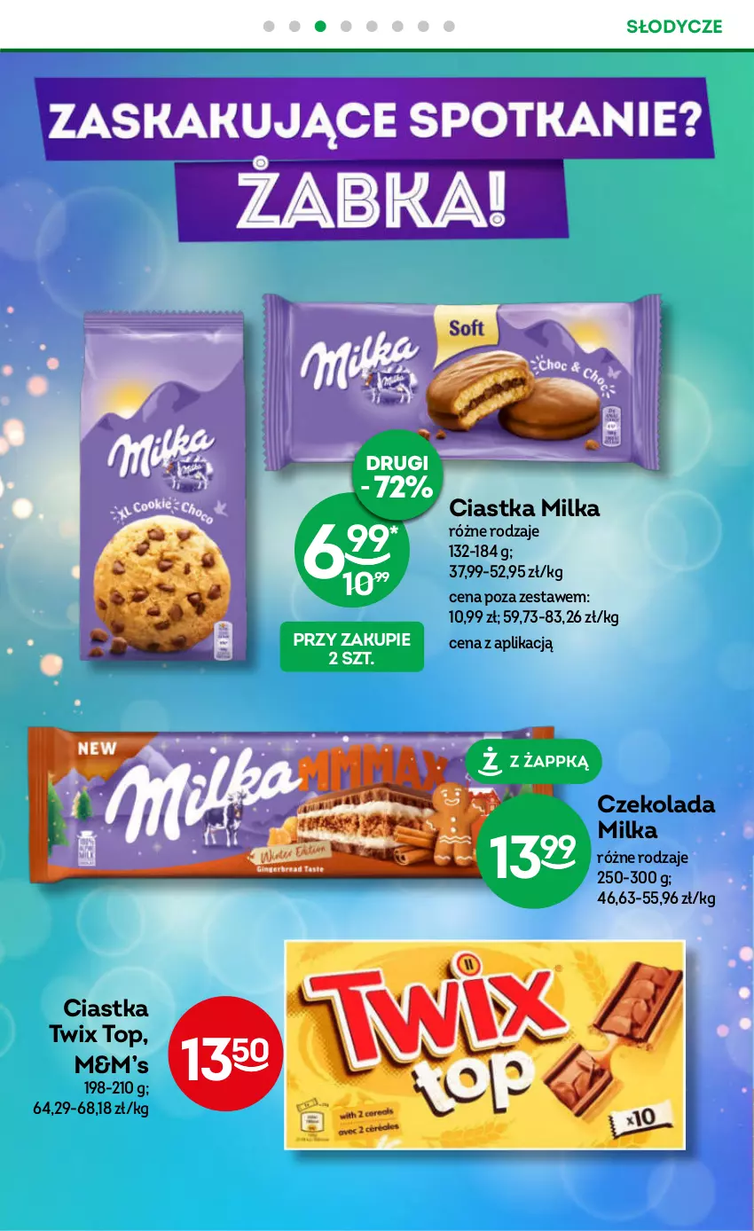 Gazetka promocyjna Żabka - ważna 08.11 do 21.11.2023 - strona 20 - produkty: Burger, Ciastka, Czekolada, Herbata, Kawa, Milka, Top, Twix