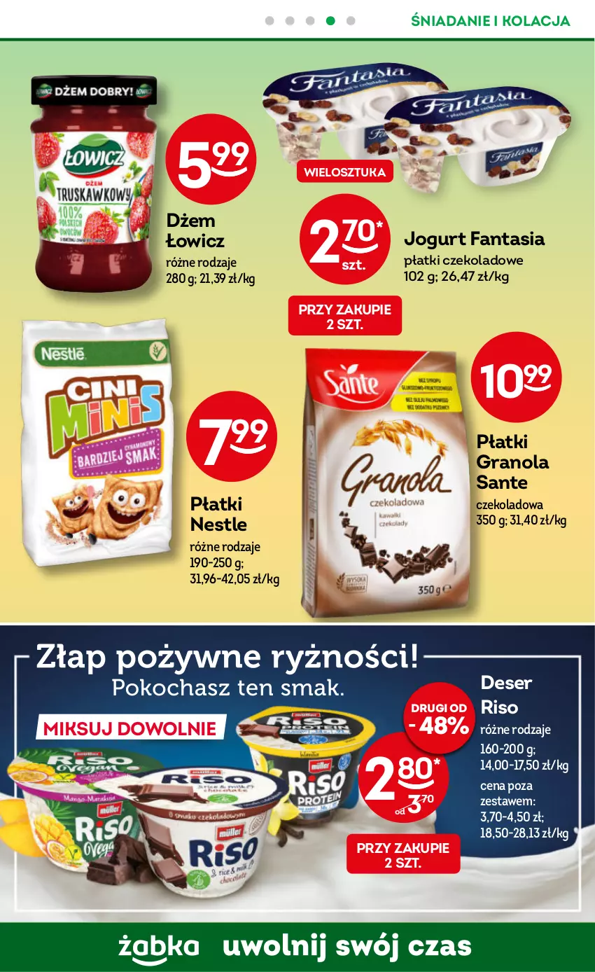 Gazetka promocyjna Żabka - ważna 08.11 do 21.11.2023 - strona 34 - produkty: Deser, Dżem, Fa, Fanta, Gra, Granola, Jogurt, Sante, Ser