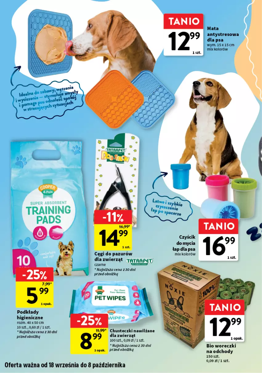 Gazetka promocyjna Intermarche - Gazetka Intermarche - ważna 18.09 do 04.10.2025 - strona 6 - produkty: Chusteczki, Podkład