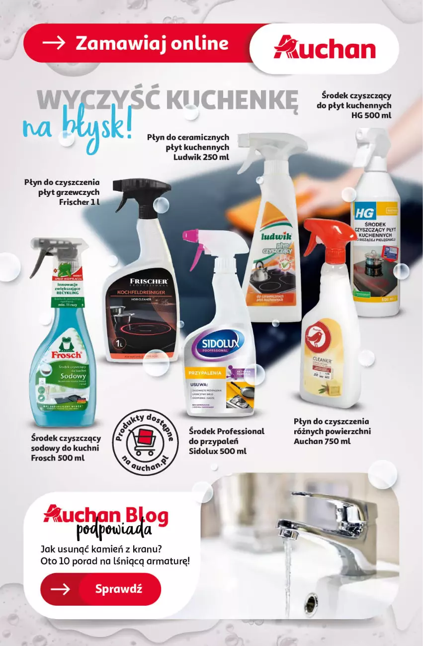 Gazetka promocyjna Auchan - Gazetka Pewność Niskich Cen Hipermarket Auchan - ważna 14.11 do 20.11.2024 - strona 44 - produkty: Frosch, Ludwik, Por, Sidolux