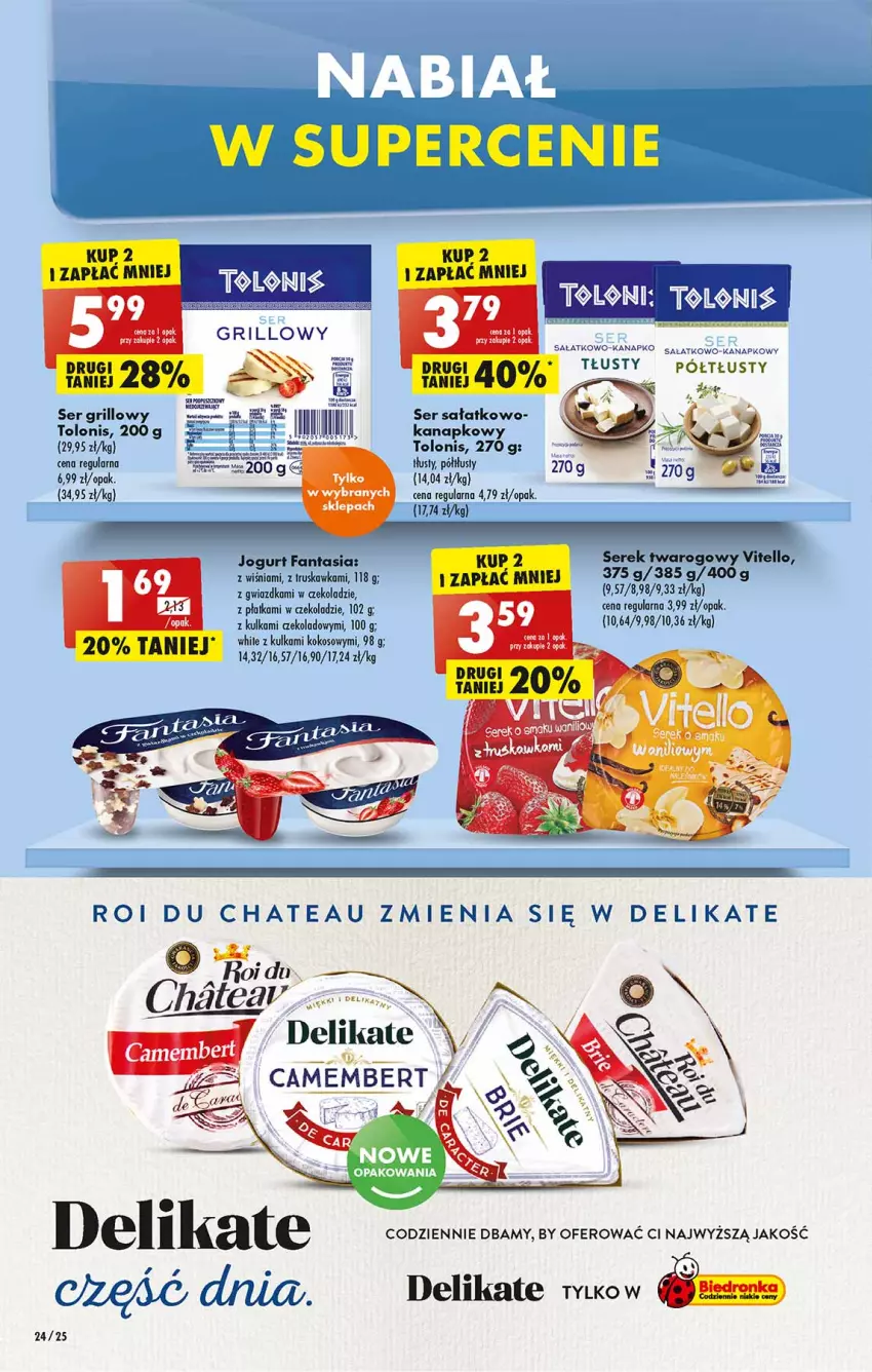 Gazetka promocyjna Biedronka - W tym tygodniu - ważna 13.06 do 18.06.2022 - strona 24 - produkty: Fa, Fanta, Grill, Jogurt, Kokos, Sałat, Ser, Serek, Serek twarogowy