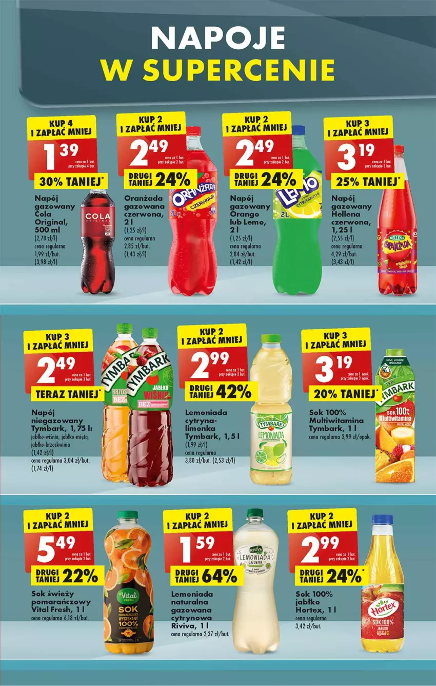 Gazetka promocyjna Biedronka - W tym tygodniu - ważna 13.06 do 18.06.2022 - strona 37 - produkty: Fa, Hellena, Hortex, Lemoniada, Limonka, Napój, Napój gazowany, Napoje, Oranżada, Sok, Tera, Tymbark