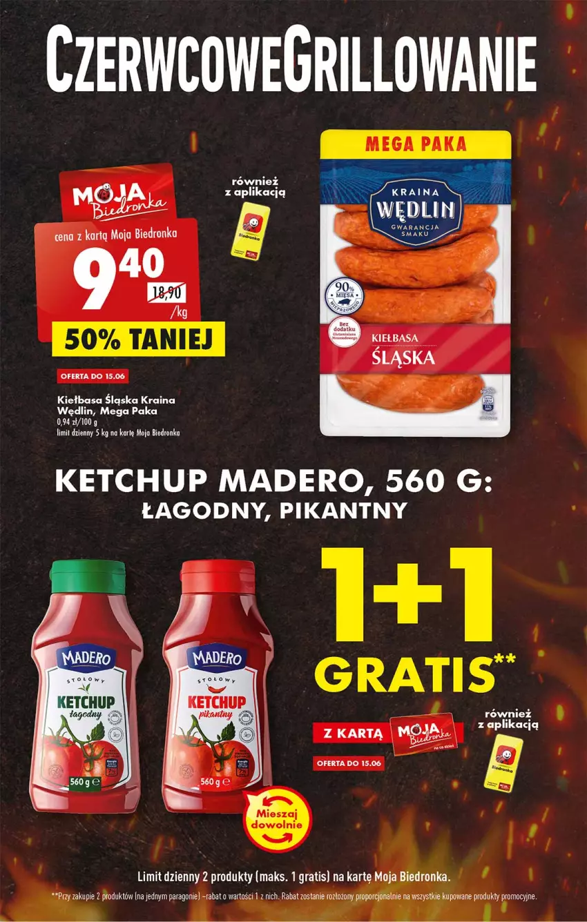 Gazetka promocyjna Biedronka - W tym tygodniu - ważna 13.06 do 18.06.2022 - strona 7 - produkty: Dron, Gra, Grill, Ketchup, Kiełbasa, Kiełbasa śląska, Por