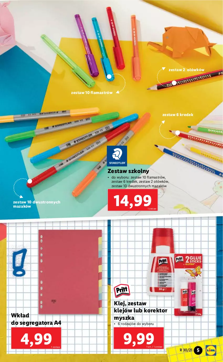 Gazetka promocyjna Lidl - KATALOG SKLEPÓW STACJONARNYCH - ważna 26.07 do 07.08.2021 - strona 5 - produkty: Klej, Mysz