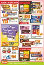 Gazetka promocyjna Gama - Gazetka Gama - Gazetka - ważna od 22.09 do 22.09.2026 - strona 4 - produkty: Goplana, Ciastka, Ser, Pasek, Lion, LANA, Czekolada mleczna, Mleczko, Grześki, Czekolada, Ferrero, Baton, Gala, Mamba, Biszkopty, Kinder, Milka