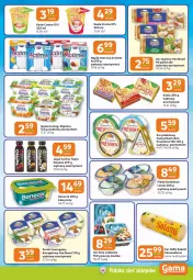 Gazetka promocyjna Gama - Gazetka Gama - Gazetka - ważna od 22.09 do 22.09.2026 - strona 7 - produkty: Ser topiony, Top, Ser, Por, Gra, Salami, Benecol, Danone, Piątnica, Brie, Jogurt, Actimel, Serek, Serek twarogowy, Camembert, Hochland, Napój mleczny, Feta, Ser pleśniowy, Kasia, Napój, Jogurt pitny, Lisner